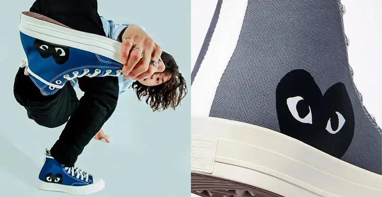 Коллаборация Converse x Comme des Garçons Play